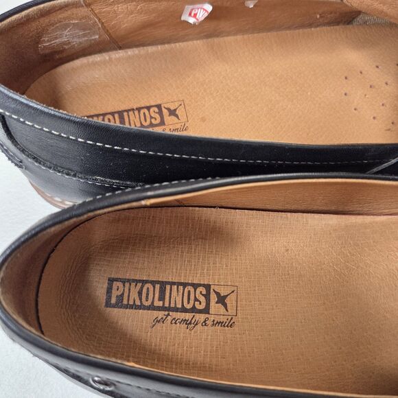 Pikolinos Aldaya W8J-4862 Loafer (Women) - Black – The Heel  Pikolinos Aldaya Size 42 Black Loafers Decorative Chain Slip-On Leather Loafers